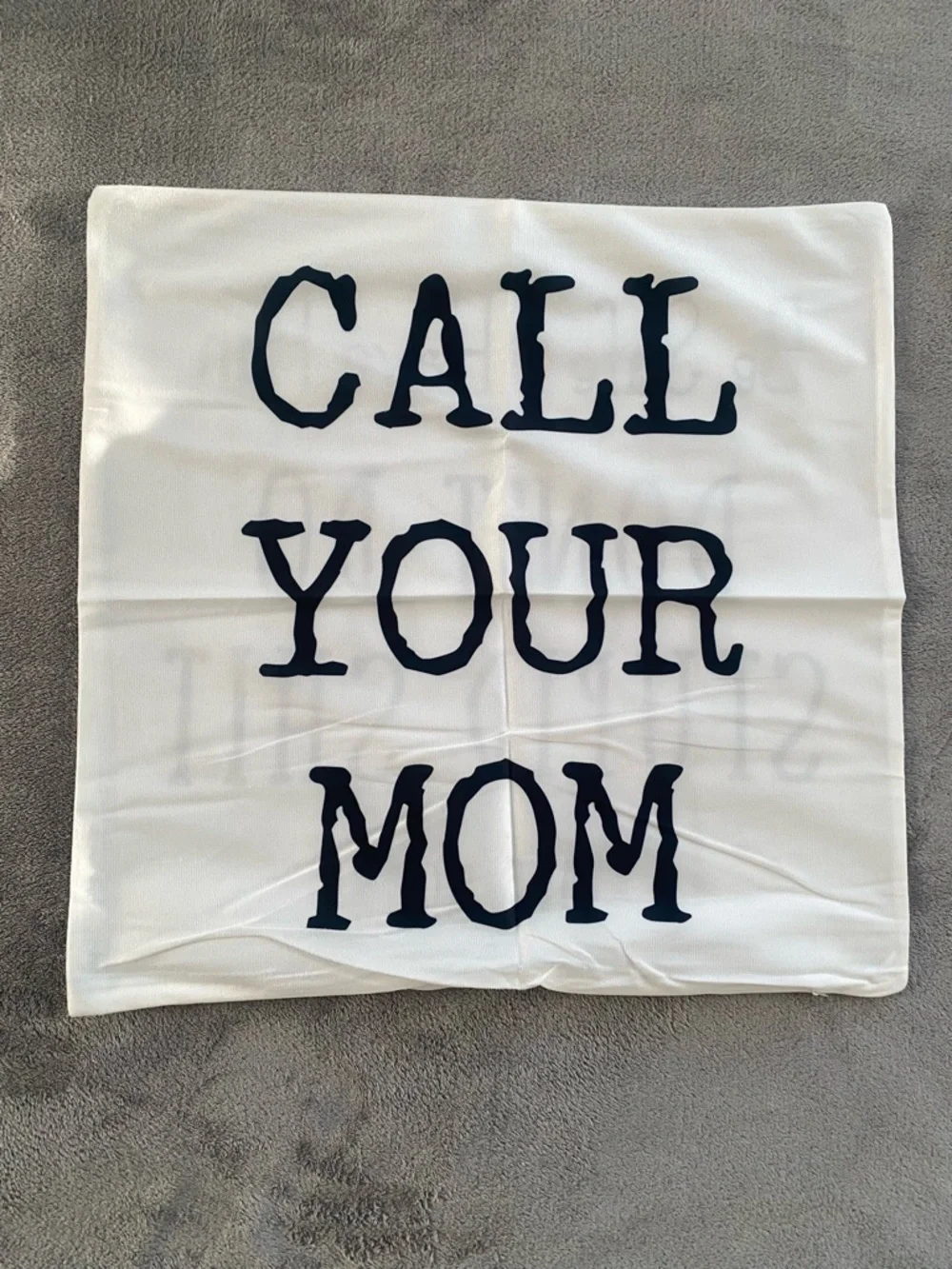 Funny Mom Pillow Case Don’t Do Stupid Sh*t Call Your Mom 18x18 Gift College - Picture 3 of 6